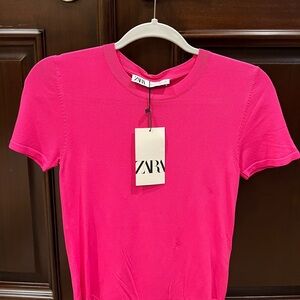 Zara Hot Pink Tshirt